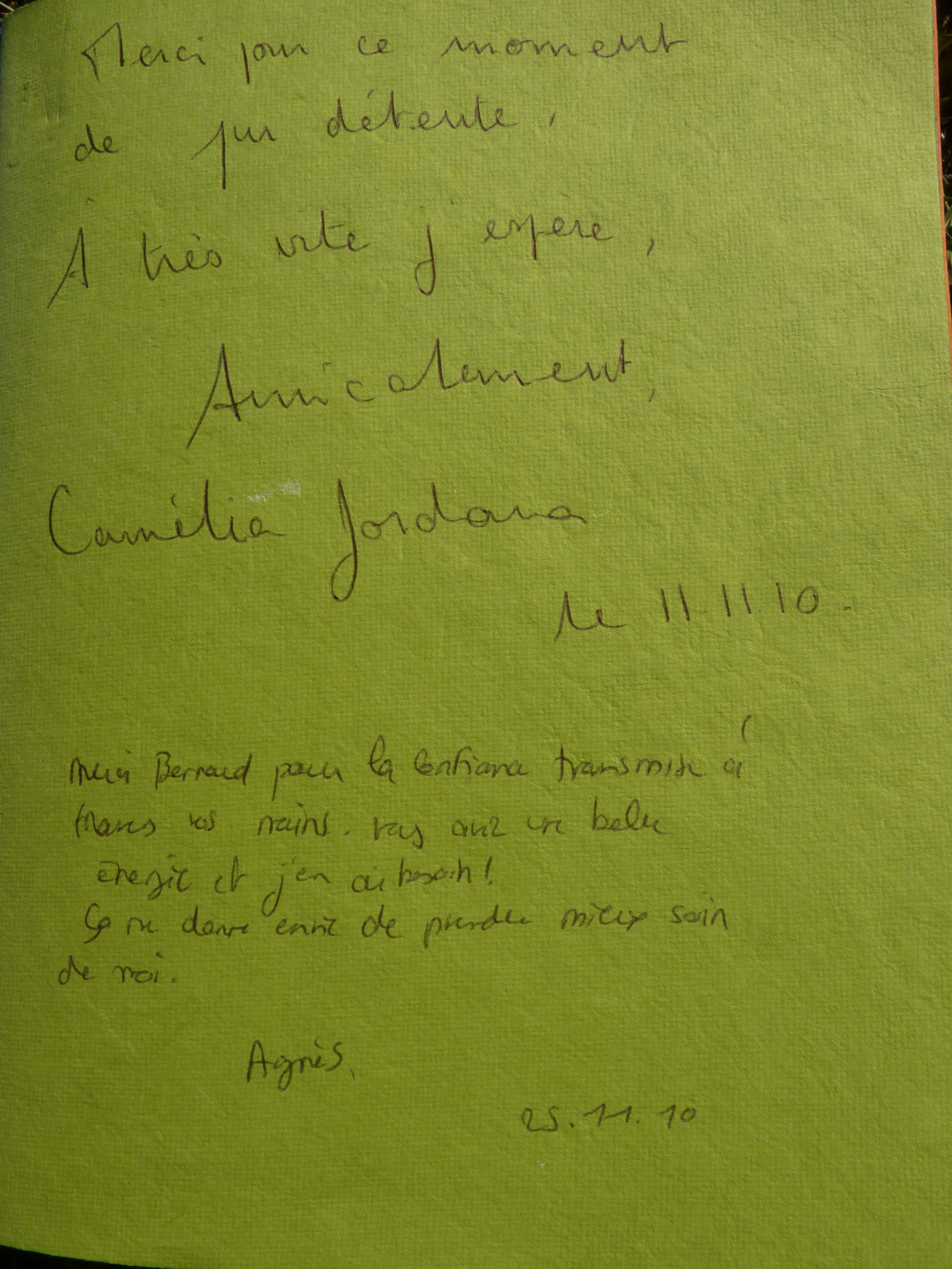Camélia JORDANA et Agnés S.