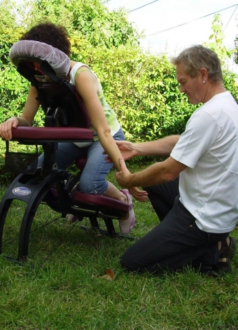 "Amma au jardin" Réunion de famille